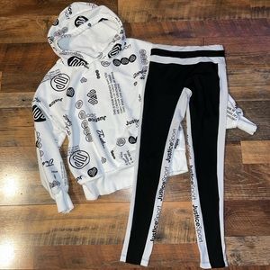 {Justice} Sweatshirt & Legging Set